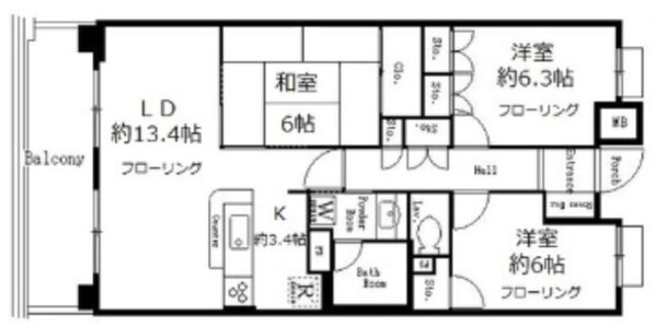 UURコート志木の物件間取画像